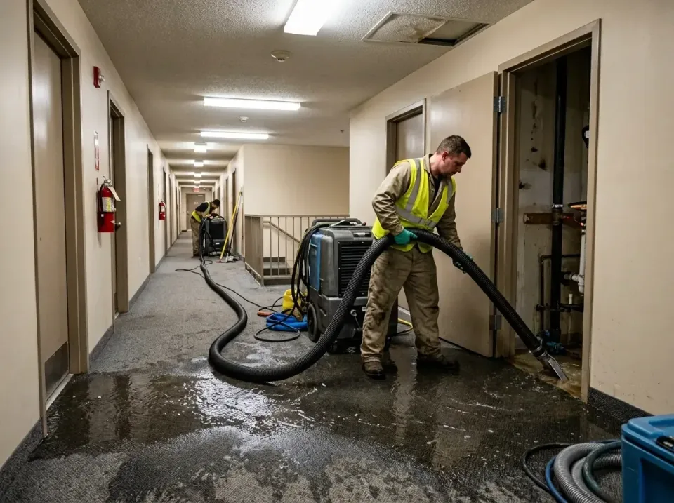 multi-unit-apartment-hallway-f-005 — frequently asked questions, Emergency Burst Pipe Water Extraction & Removal in Fox Poin…